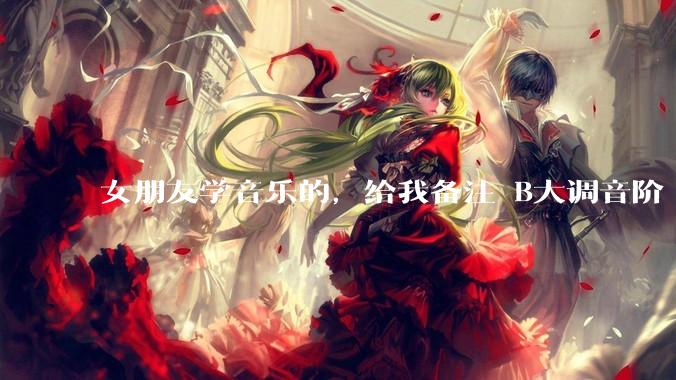 女朋友学音乐的，给我备注 B大调音阶 是什么含义呢？